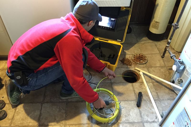 CCTV Inspection of Weeping Tile with the VIPER Drain Camera